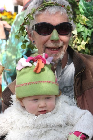 Jack-in-the-Green May day celebration in Highworth, Swindon