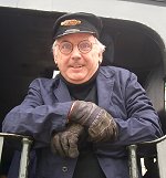 Pete Waterman at the Steam Museum in Swindon