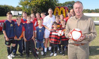 Sir Geoff Hurst in Swindon