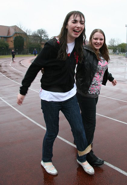 Sport Relief Swindon at the County Ground Athletics Track