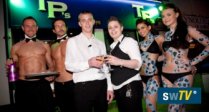 Fire throwing, fancy dress and sports fans