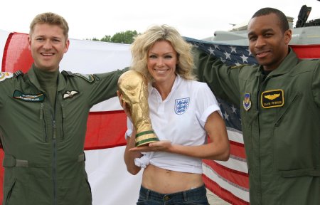 Nell McAndrew at RAF Fairford