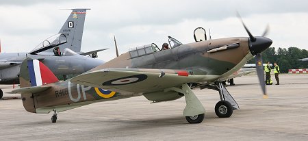 Battle of Britain Hurricane at RAF Fairford