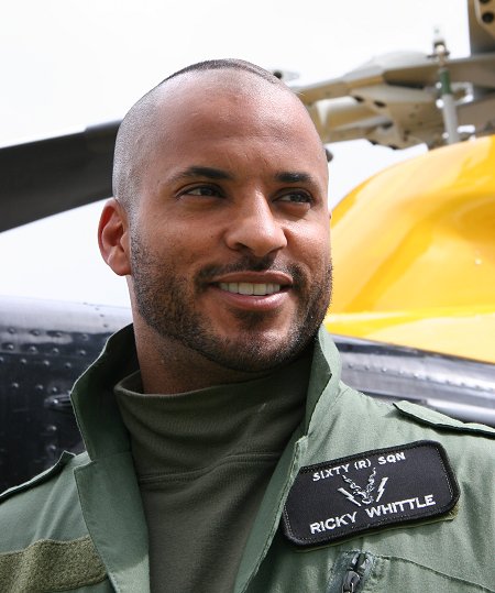 Ricky Whittle at RAF Fairford
