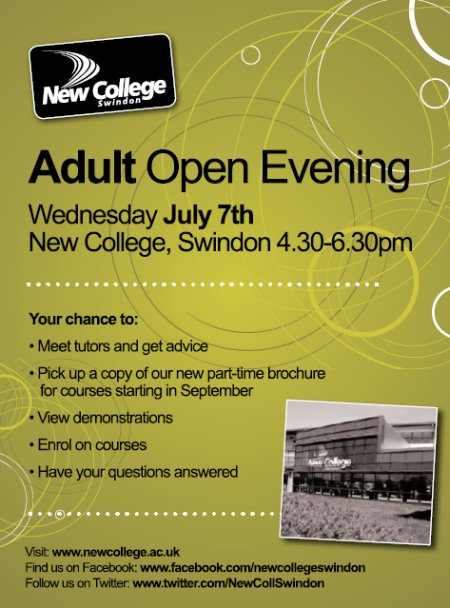 New College Adult Learning Open Evening 2010