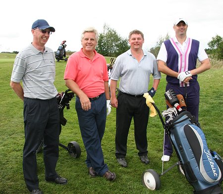 Steve Rider at The Wiltshire Golf Club Celebrity Golf Day