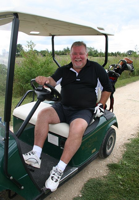 Gareth Hale at The Wiltshire Golf Club Celebrity Golf Day