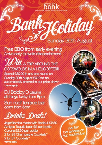 Bank Holiday Sunday at The Old Bank