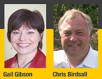 Gail Gibson, Chris Birdsall