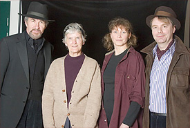 Left to right: Bob Charman, Megan Mills, Amanda Duffin and James White