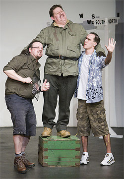 Whole Hog: left to right, Steve Sprosson, Matt Clift and Ryan Gilks