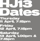 HJ13 Dates