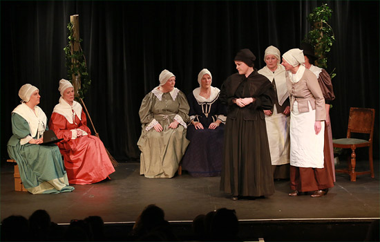 The Athelstan Players performing Isolation at Eyam