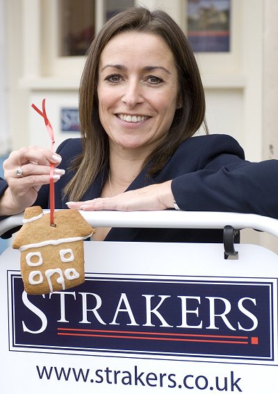 Strakers estate agent Emma Woodhouse at the opening of their new Marlborough branch