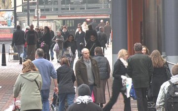 Shopping in Swindon town centre