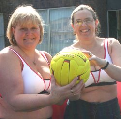 Triumph's netball team prepare for Challenge Swindon 2008
