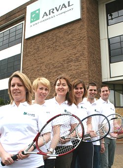 Arval tennis team in Swindon