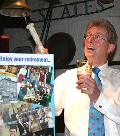 Arkell's brewery finance director Ray Fisher retires after 34 years in Swindon
