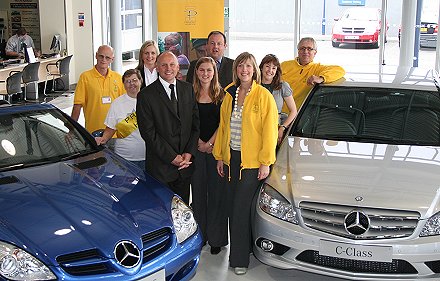 Mercedez-Benz join forces with Prospect Hospice Swindon