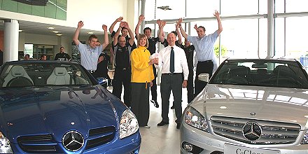 Mercedez-Benz joins forces with Prospect Hospice Swindon