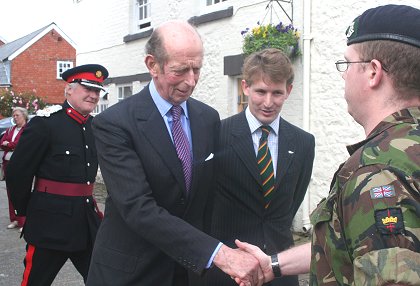 Duke of Kent visits Arkell's brewery in Swindon