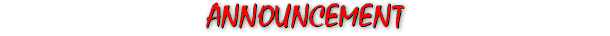 Announcement