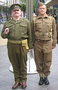 Examples of Dad's Army uniforms