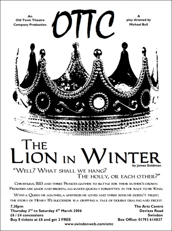Lion in Winter Poster
