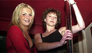 Exotic dancer Jodie gave Amanda a few tips