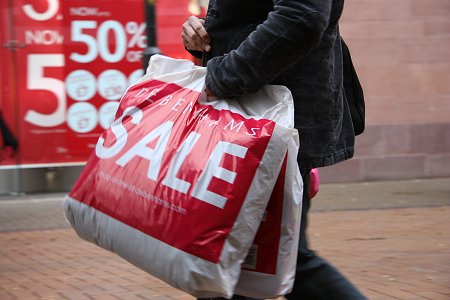 Boxing Day Sales in Swindon town centre