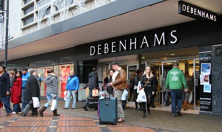 Boxing Day Sales in Swindon town centre