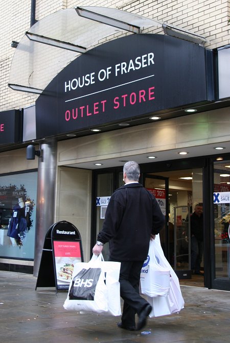 Boxing Day Sales in Swindon town centre