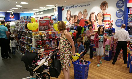 The Entertainer toy store, Swindon