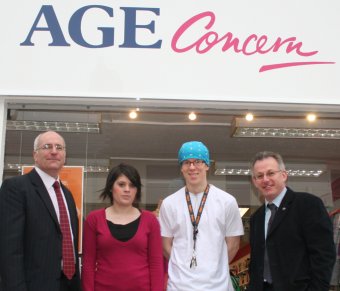 Staff at Age Concern in Swindon