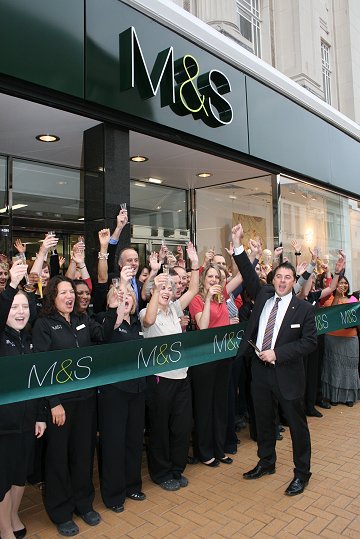 Marks and Spencer Swindon new opening 18 09 08