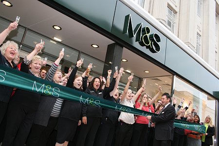 Marks and Spencer Store re-opening 18 09 08