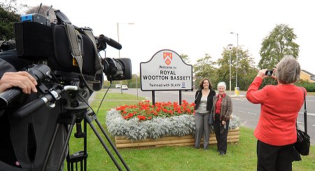 Royal Wootton Bassett road sign