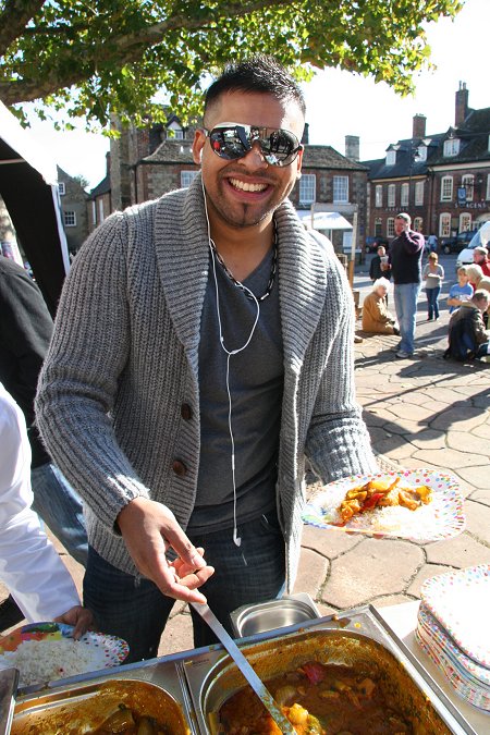 Curry in Highworth Market Square