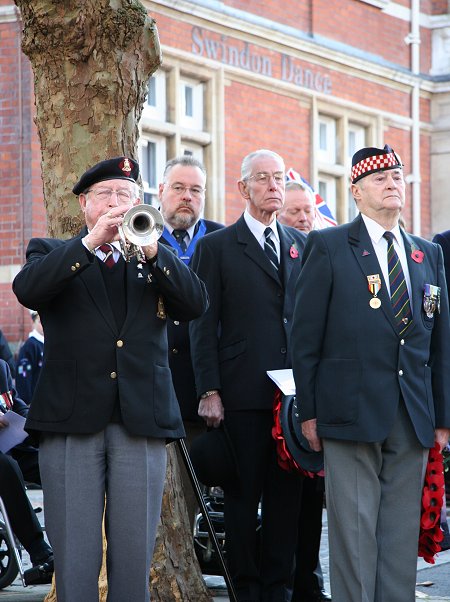 Remembrance Sunday in Swindon