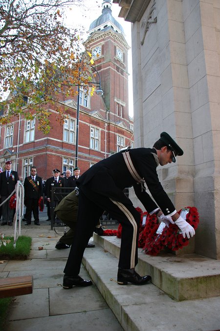 Remembrance Sunday in Swindon 13 November 2011