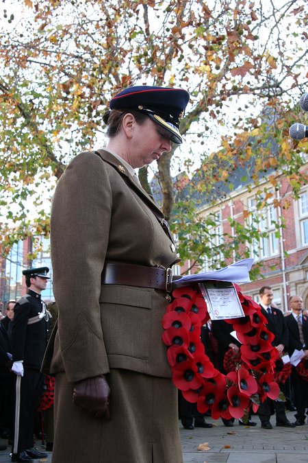 Remembrance Sunday in Swindon 13 November 2011