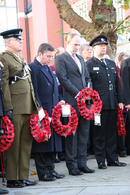 Remembrance Sunday in Swindon 13 November 2011