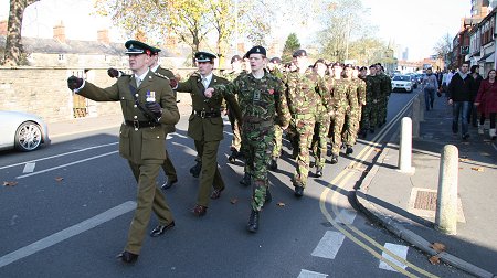 Remembrance Sunday in Swindon 13 November 2011