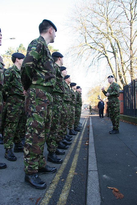 Remembrance Sunday in Swindon 13 November 2011