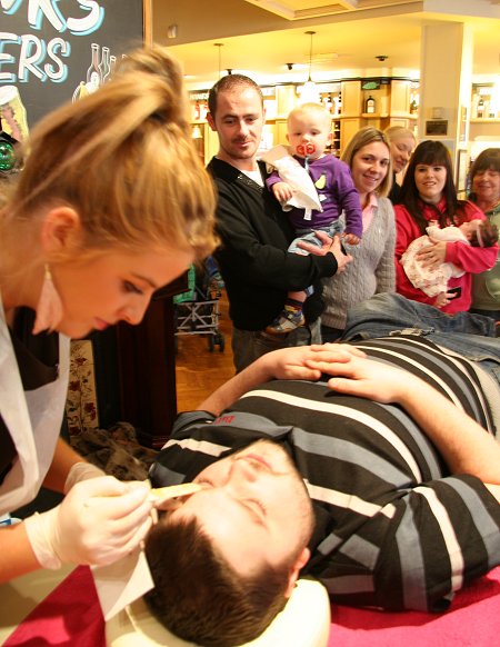 Waxing for Children in Need at The Plum Tree Swindon