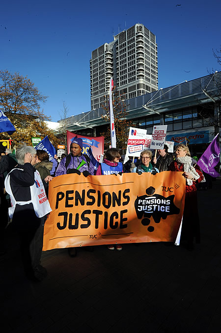 Swindon Pensions Strike November 2011