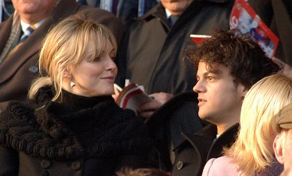 Jamie Cullum and Sophie Dahl in Swindon