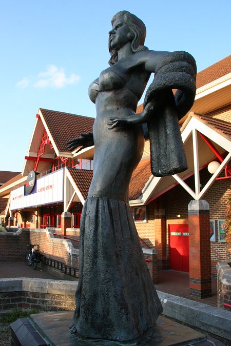 Diana Dors statue West Swindon