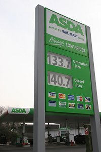 Asda fuel station West Swindon