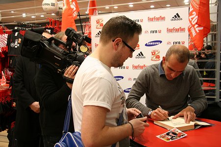 Paolo Di Canio at the Brunel Centre, Swindon